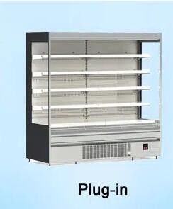 Mittlerer Temperatur-offene Plattform-Anzeigen-Kühlschrank