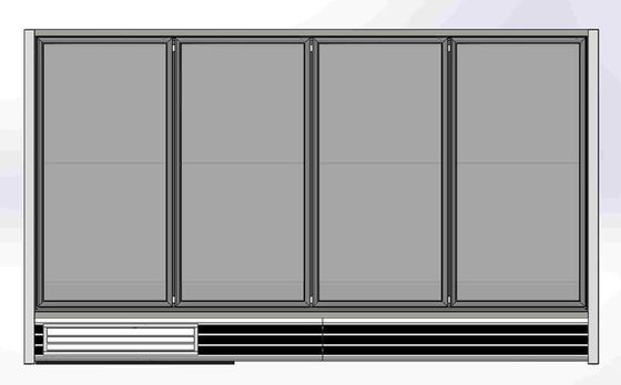 Aufrechter Gefrierschrank 10ft der selbstständigen Glastür 4 mit 30&quot; breite Glastür