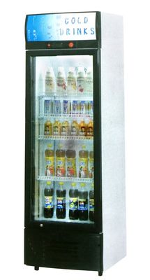 R134a-Getränkeeinzelne Tür aufrechte Kühlvorrichtung mit der Überdachungs-Luft abgekühlt
