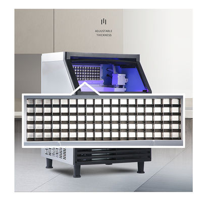 Commerical-Würfel-Eis-Maschine 316SS SK-160P 73kg/24h für neue Scheiben