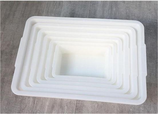 Rechteckiger Plastikkorb Eisbecher Gewürzbecken Supermarkt Lagerung Aufbewahrungskiste