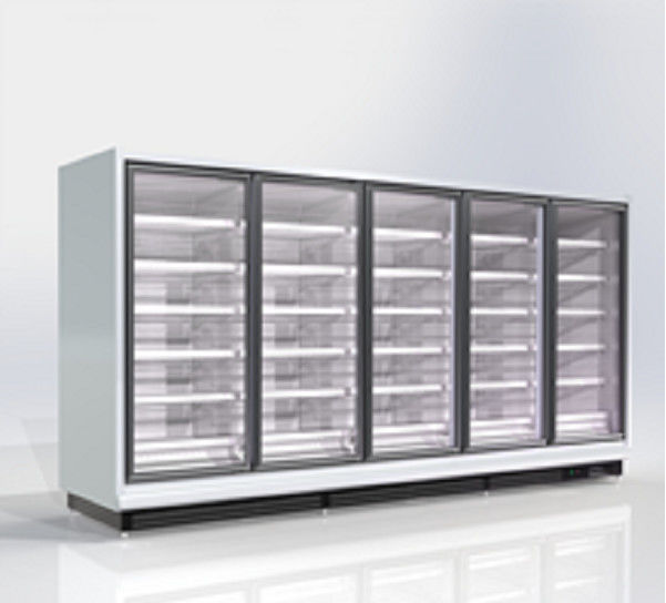 Aufrechte Handelsglasgefrierschrank-Luftkühlungsfernart 220V der tür-R290