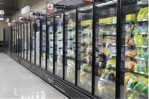 Selbstständiger aufrechter Glastür-Gefrierschrank-niedrige Temperatur 3 4 5 6 Türen